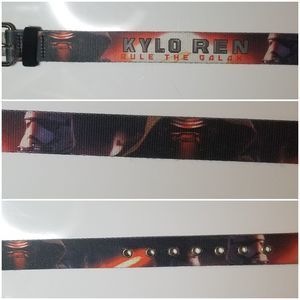Star Wars The Force Awakens Kylo Ren Belt Sz. S/M Waist Size 22"-28"